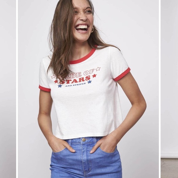 MINKPINK Made of Stars Tee - Picture 1 of 3